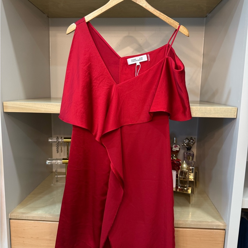 Diane Von Furstenberg Red Dress